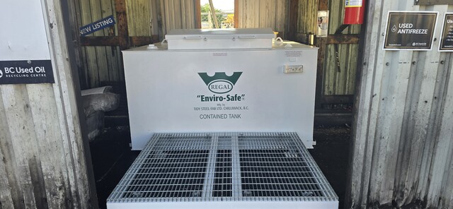 CastanetNews's tweet card. Penticton company expands recycling capability of used oil and antifreeze materials 