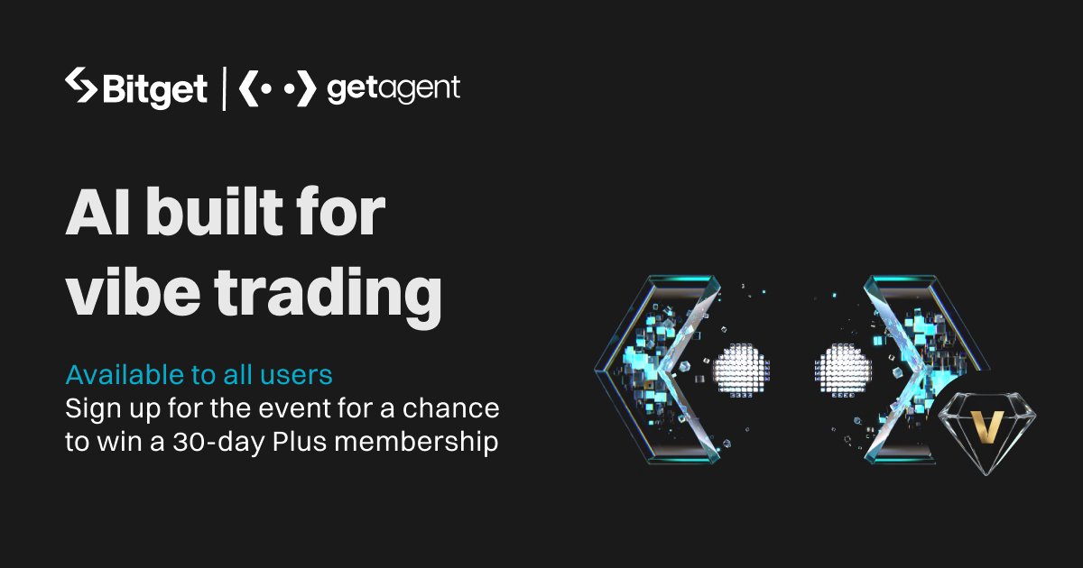 hmwork1011's tweet card. Meet GetAgent, Bitget’s crypto AI trading agent that automates strategies, manages risk, and executes 24/7. Try our crypto AI agent for smarter, faster trades.