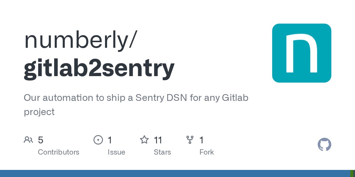 ultrabug's tweet card. Our automation to ship a Sentry DSN for any Gitlab project - GitHub - numberly/gitlab2sentry: Our automation to ship a Sentry DSN for any Gitlab project