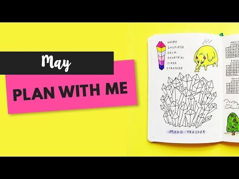 WonderLassBlog's tweet card. Plan With Me | May 2018 Bullet Journal Setup