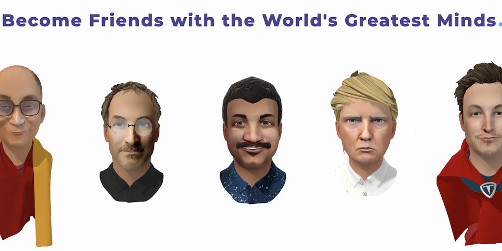 nftport_xyz's tweet card. Imagine hearing Apple stories from Steve Jobs, discuss going to Mars with Elon Musk or ask the Dalai Lama about spirituality. Sidekik creates Digital Humans of the world's most extraordinary people...