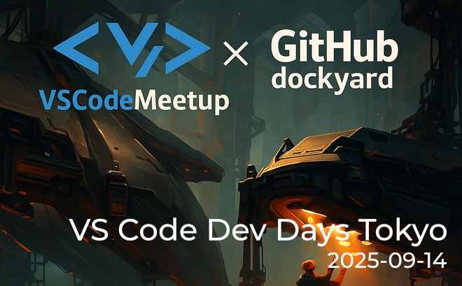 vscodejp's tweet card. # VS Code Dev Days とは VS Code Dev DaysはAIを活用したコーディングの未来に情熱を注ぐ開発者向けに設計された、グローバルなコミュニティイベントシリーズです。 2025年9月に世界各地で開催予定で、Visual Studio CodeやGitHub CopilotがどのようにAIと連携して開発現場を進化させているかを体験できます。 詳細と各国のイベントは VS...