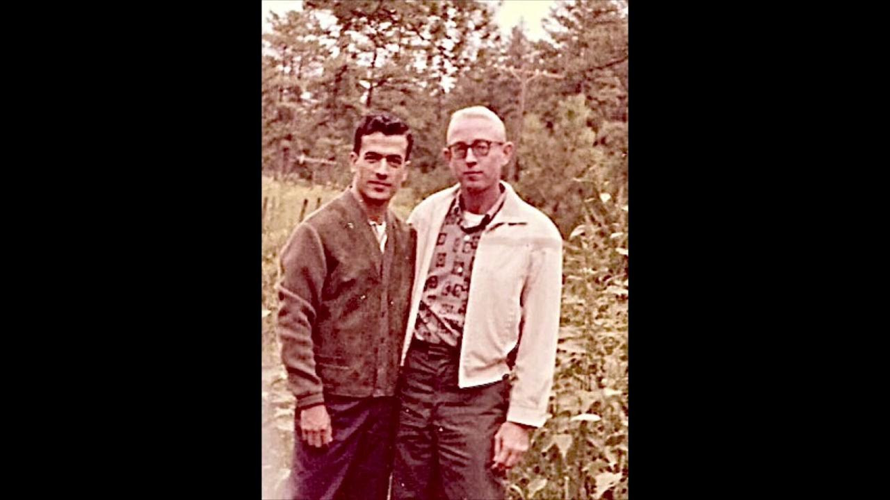 kernohanm's tweet card. Gay Couple USA. James Robert Nislar and John Toler. 1950s to 1960s