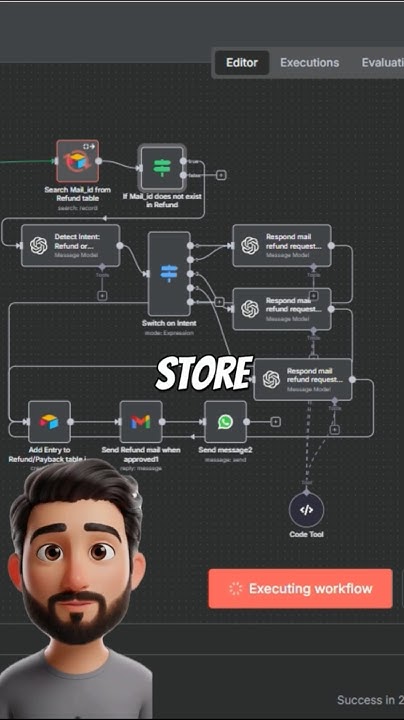 Trinity_Samsona's tweet card. Shopify Customer Support Inquiry Automation using n8n