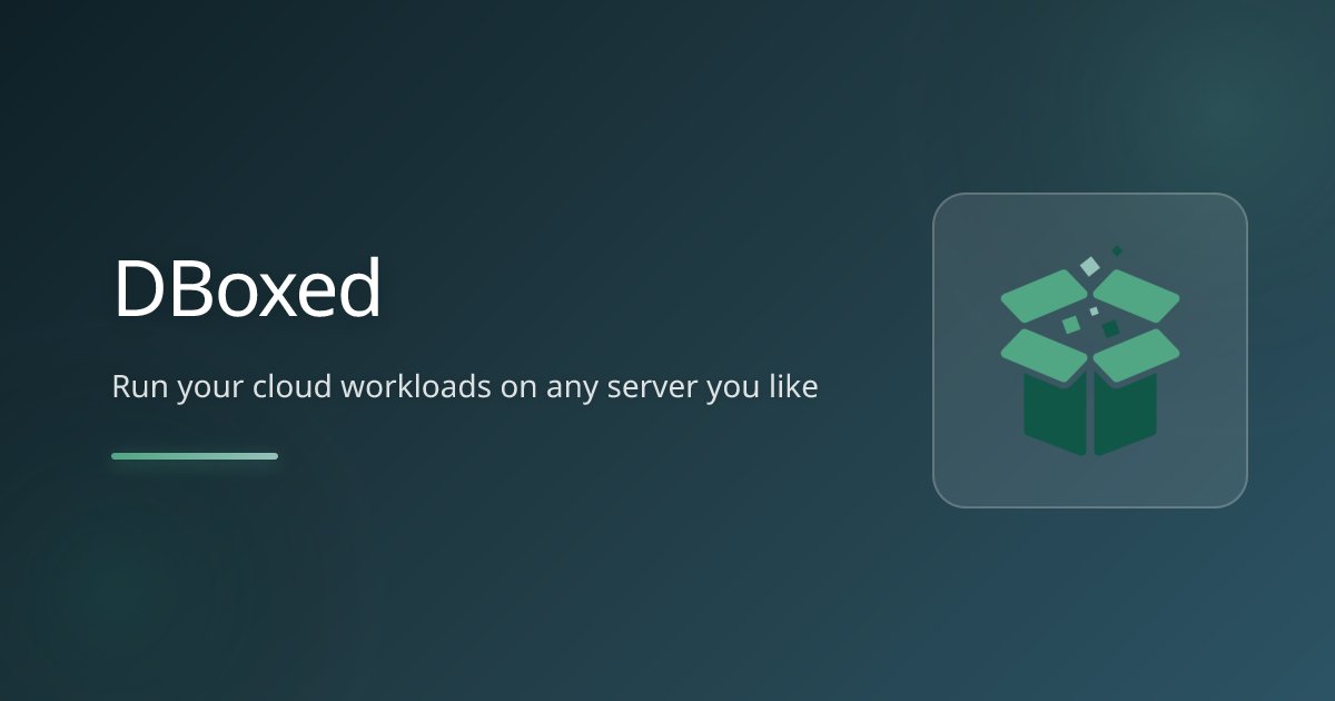 codablock's tweet card. Run your cloud workloads on any server you like
