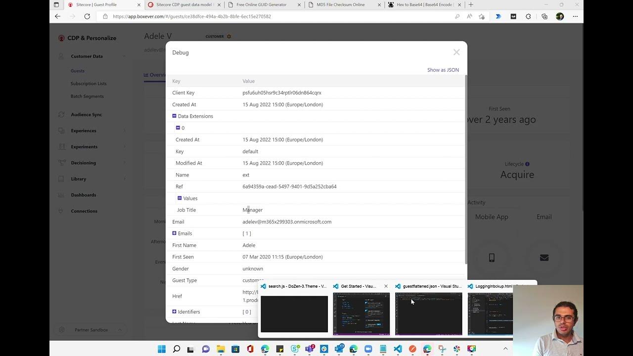 ScrapeLogo's tweet card. Sitecore CDP/Personalize Getting Started - Using Batch API to Ingest...