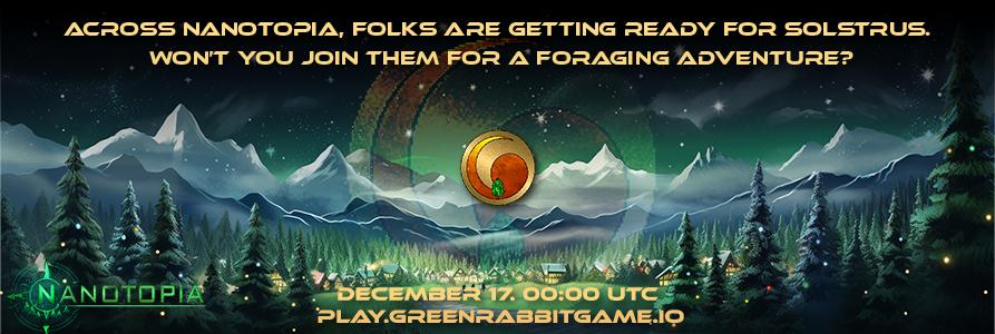 GreenRabbitGame's tweet card. A Solstrus Miracle — Part II