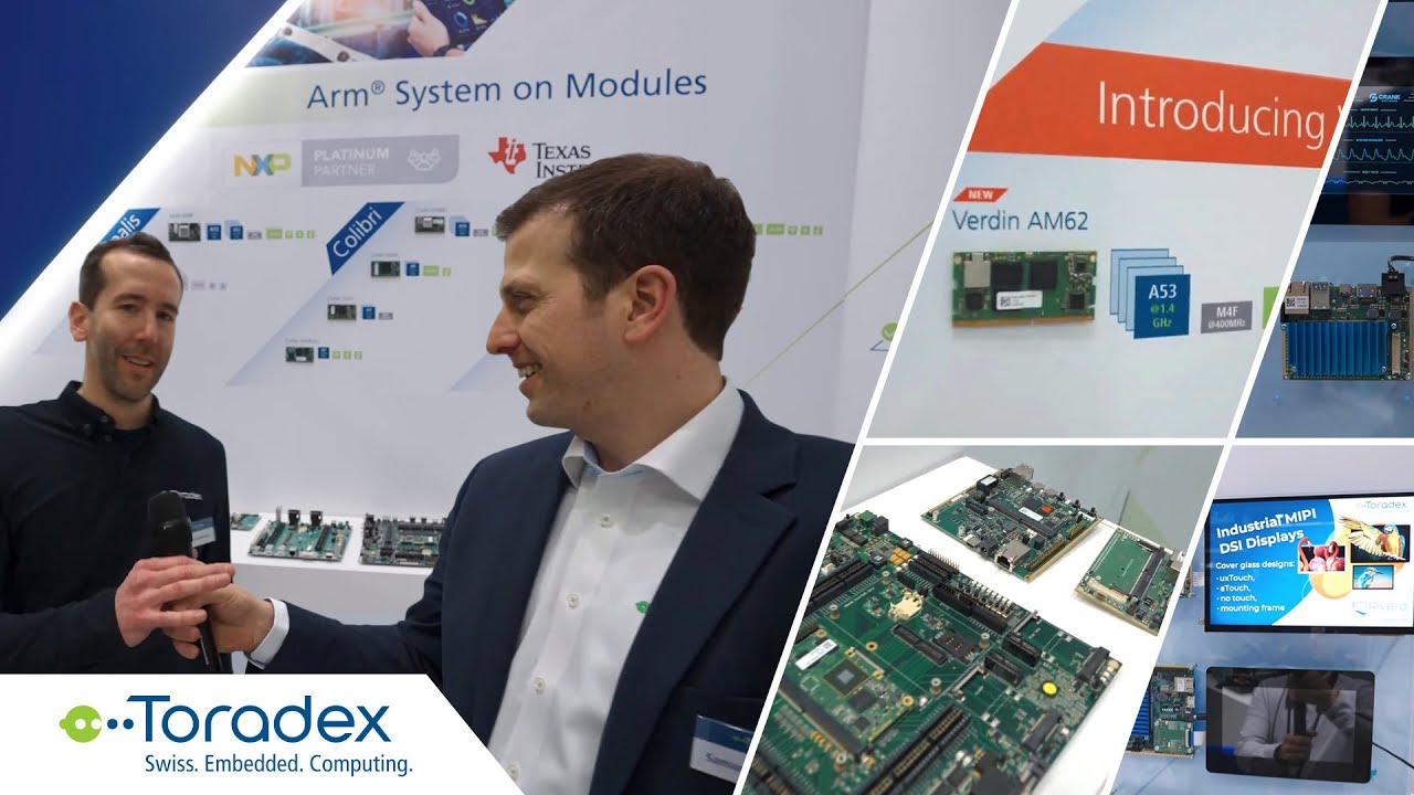 Toradex's tweet card. Toradex Booth Walk-through - Embedded World 2023