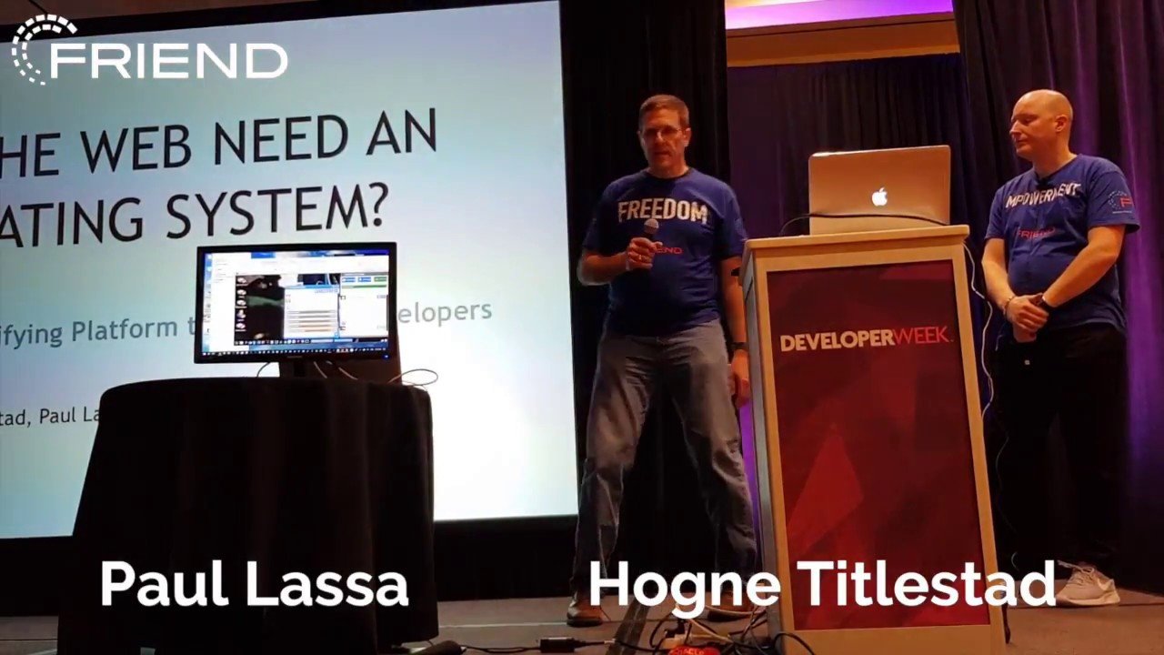 Jeanie_App's tweet card. FriendUP Talk at DeveloperWeek 2018