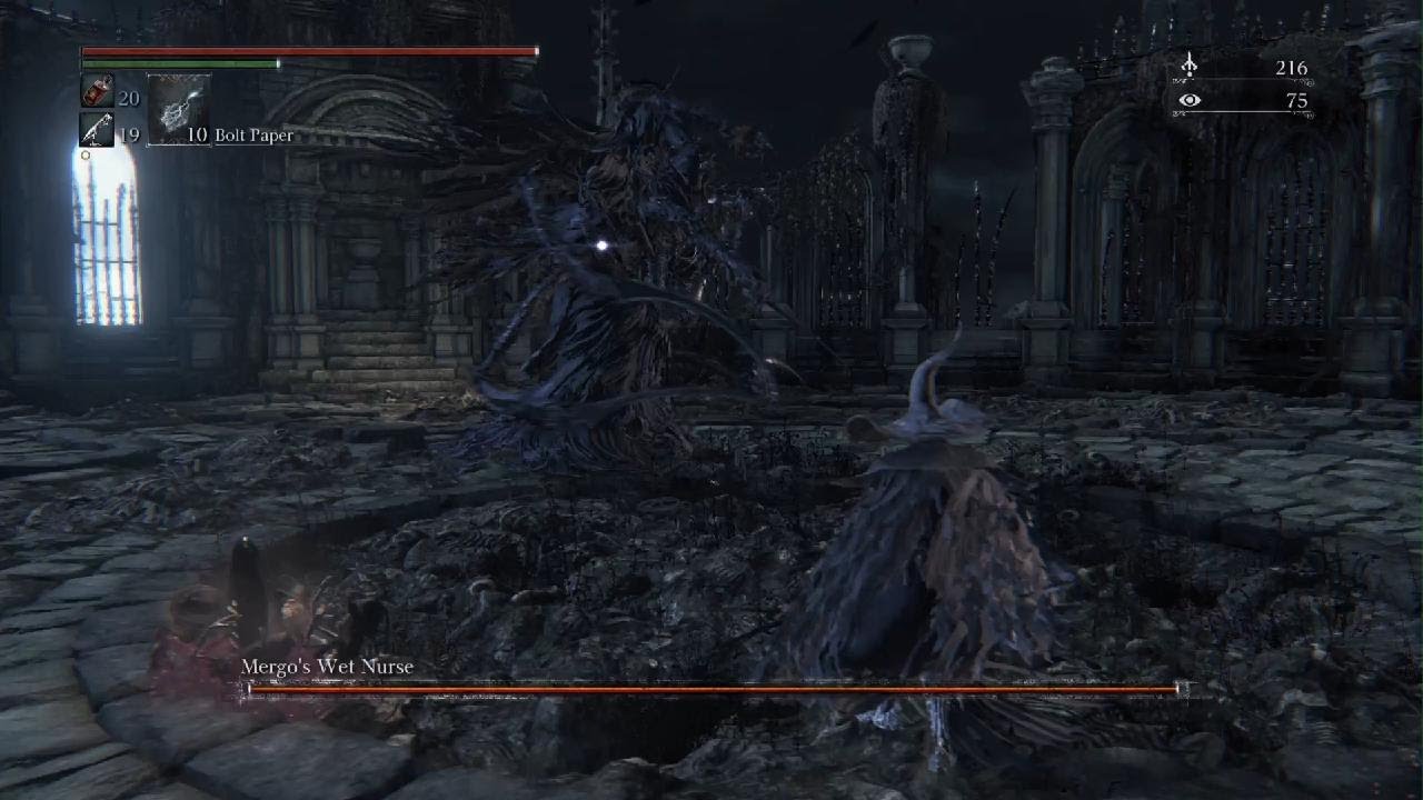 amygdolor's tweet card. Mergo's Wet Nurse NG+3, Not my best