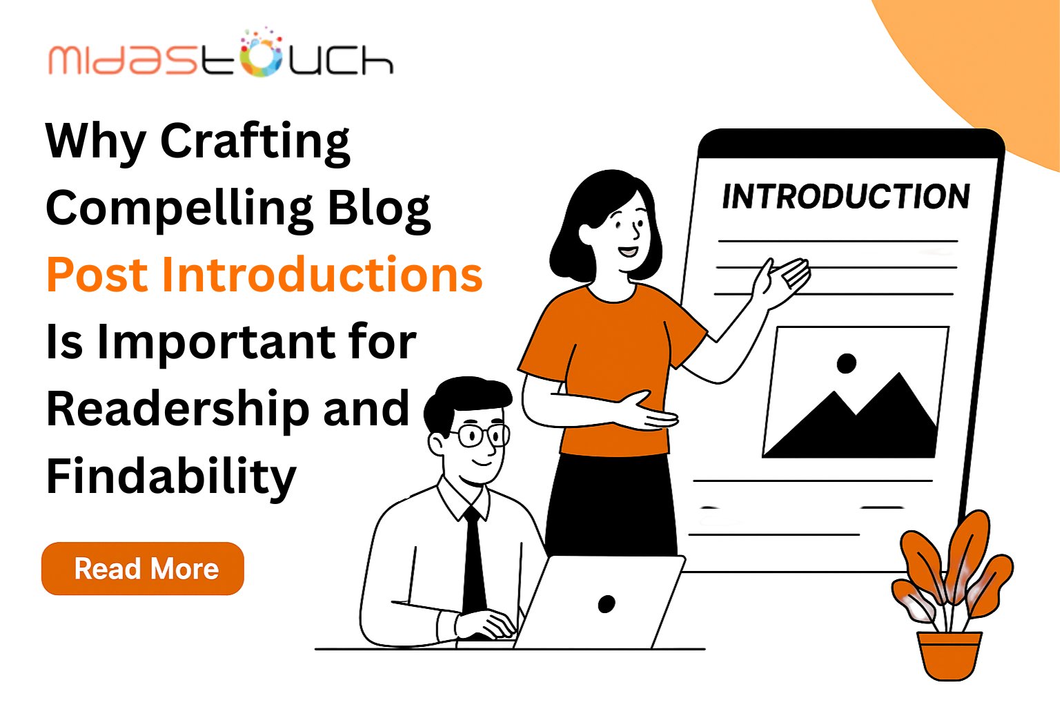 MidasSocial's tweet card. Craft blog introductions that hook readers and boost SEO visibility. Strategic storytelling meets digital discoverability and Midas Touch can help your B2B brand stand out, build authority, and drive...