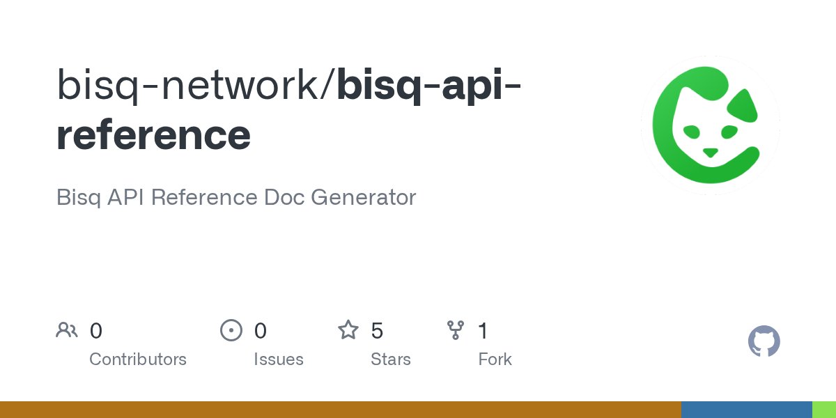 bisq_v1_api's tweet card. Bisq API Reference Doc Generator. Contribute to bisq-network/bisq-api-reference development by creating an account on GitHub.