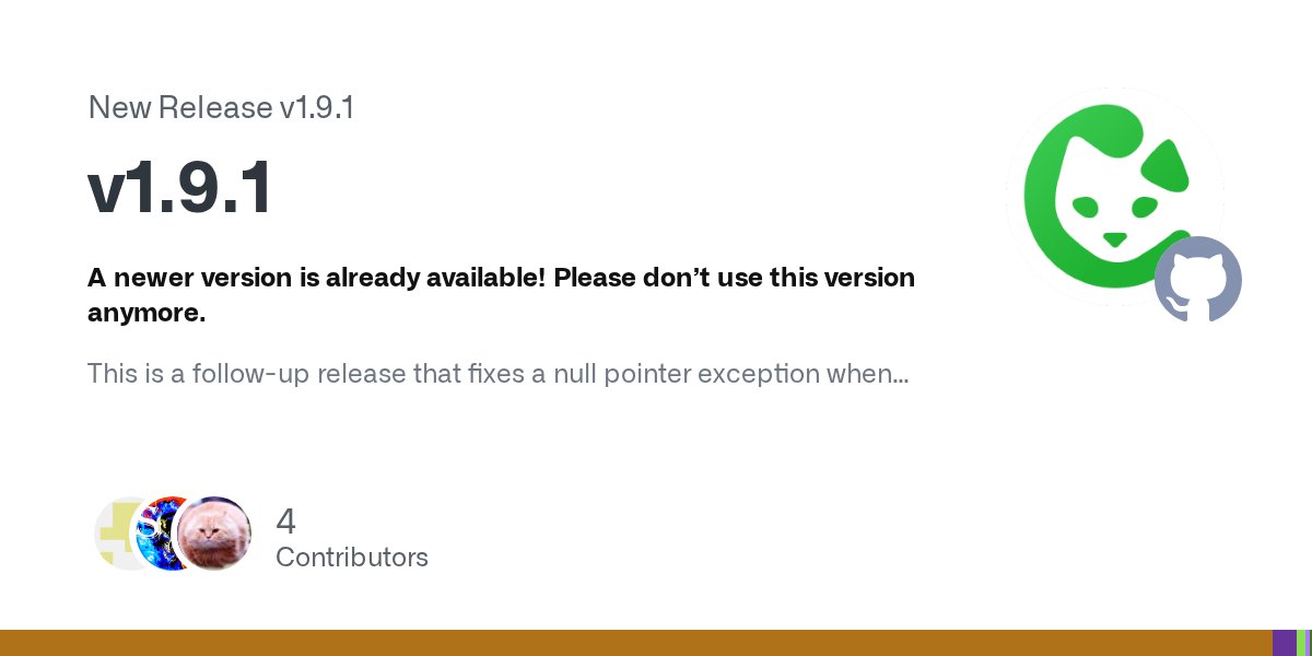 bisq_v1_api's tweet card. A newer version is already available! Please don’t use this version anymore. This is a follow-up release that fixes a null pointer exception when resolving a mediation with custom payout, fixes an ...