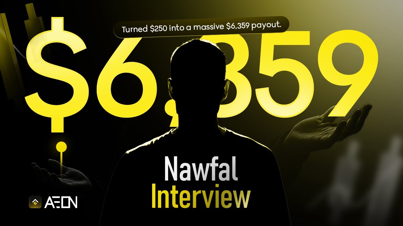 AeonFunded's tweet card. From $250 to $6,359 – Nawfal’s Prop Firm Success Story