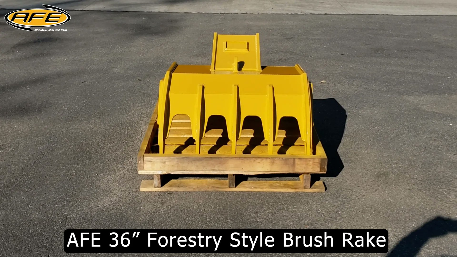 AdvancedForest's tweet card. AFE 36 inch Brush Rake