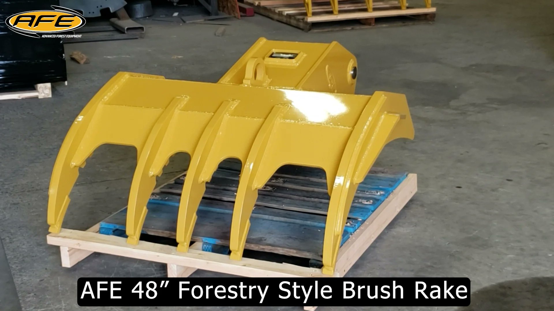 AdvancedForest's tweet card. AFE 48 inch Brush Rake