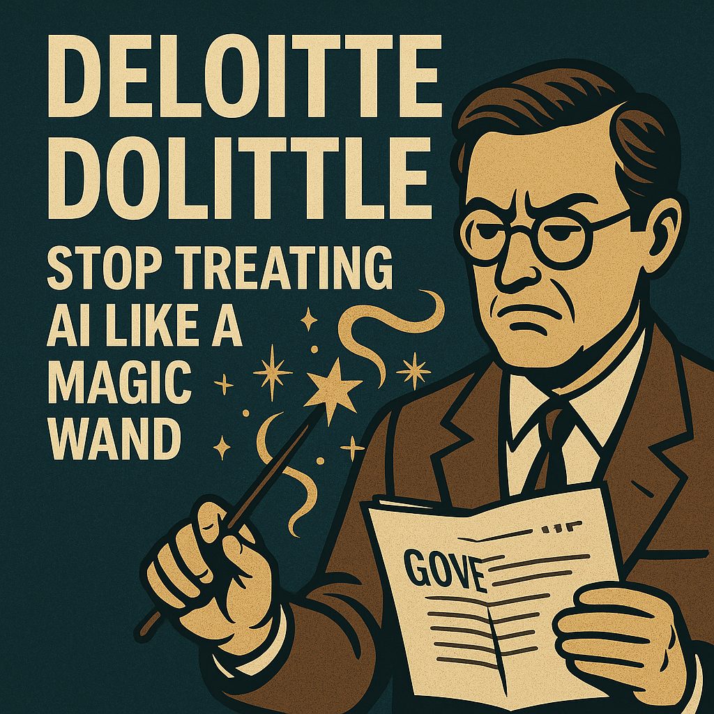 pfersht's tweet card. The revelation that Deloitte submitted a government report filled with AI-generated fake references and fabricated court quotes is not just...