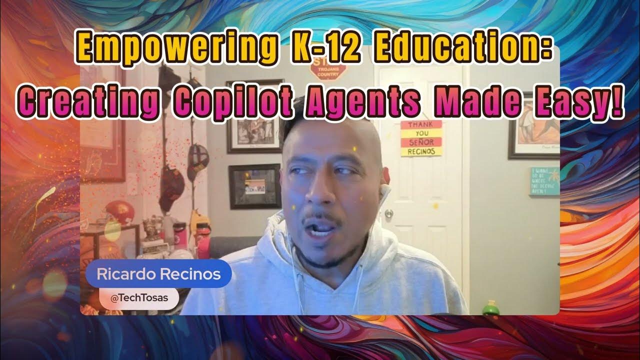 TechTosas's tweet card. Empowering K-12 Education - Creating Copilot Agents Made Easy!
