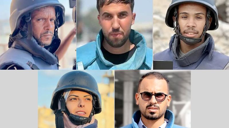 amanpour's tweet card. Israel is facing fierce condemnation after a pair of strikes on a Gaza hospital killed five journalists as well as medical workers and others on Monday.