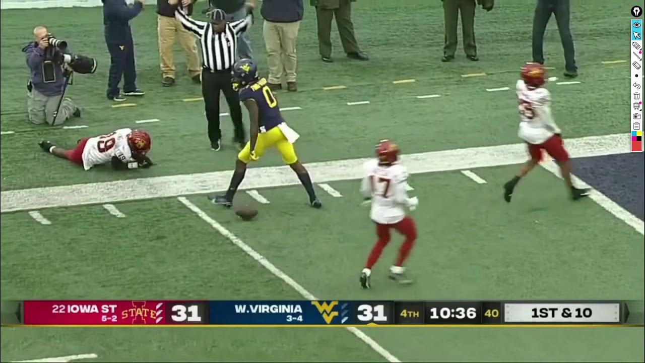 bcdanforth's tweet card. WVU Football passing concepts vs Iowa State