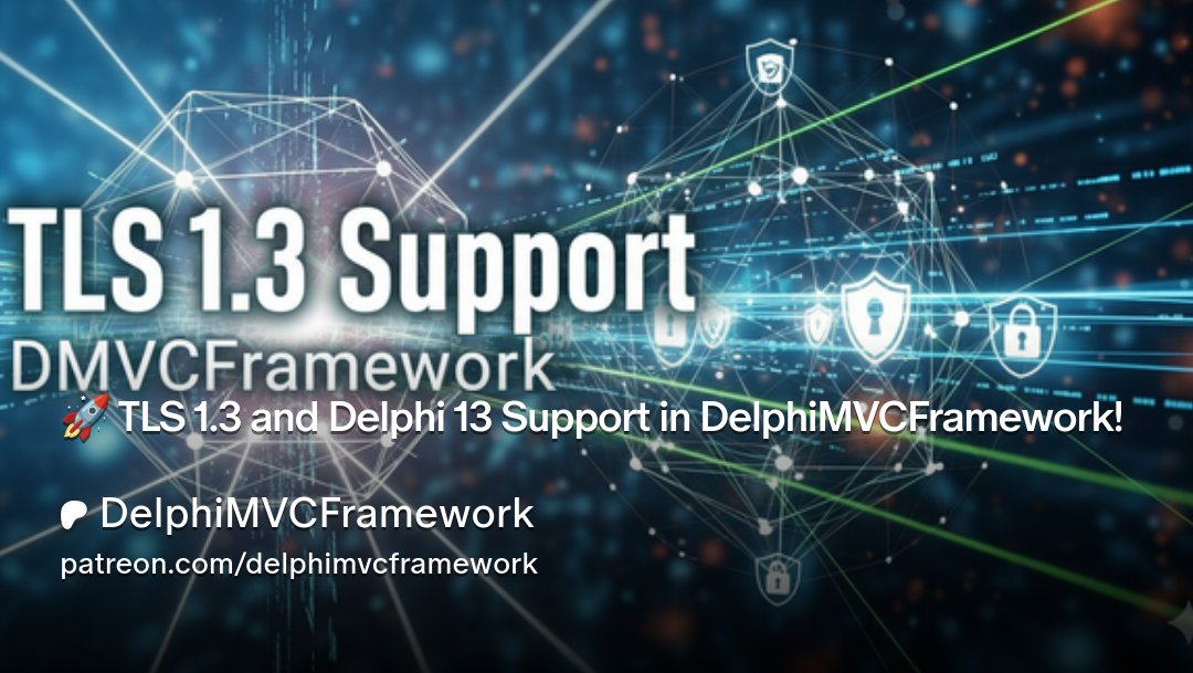 danieleteti's tweet card. Get more from DelphiMVCFramework on Patreon