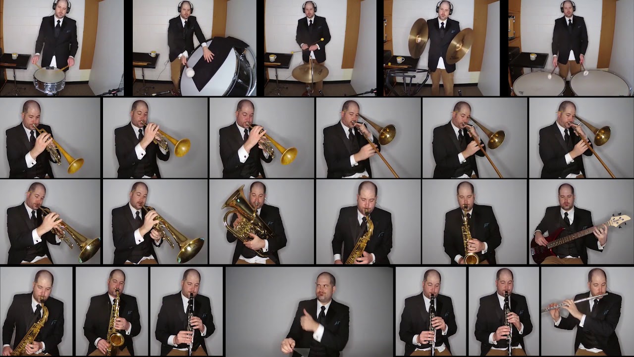 JHermann_tech's tweet card. CLHS Pomp and Circumstance 2020