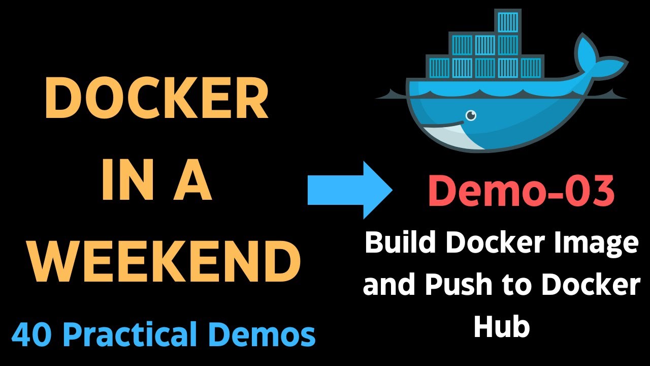 stacksimplify's tweet card. How to Build a Docker Image and Push It to Docker Hub | Step-by-Step...