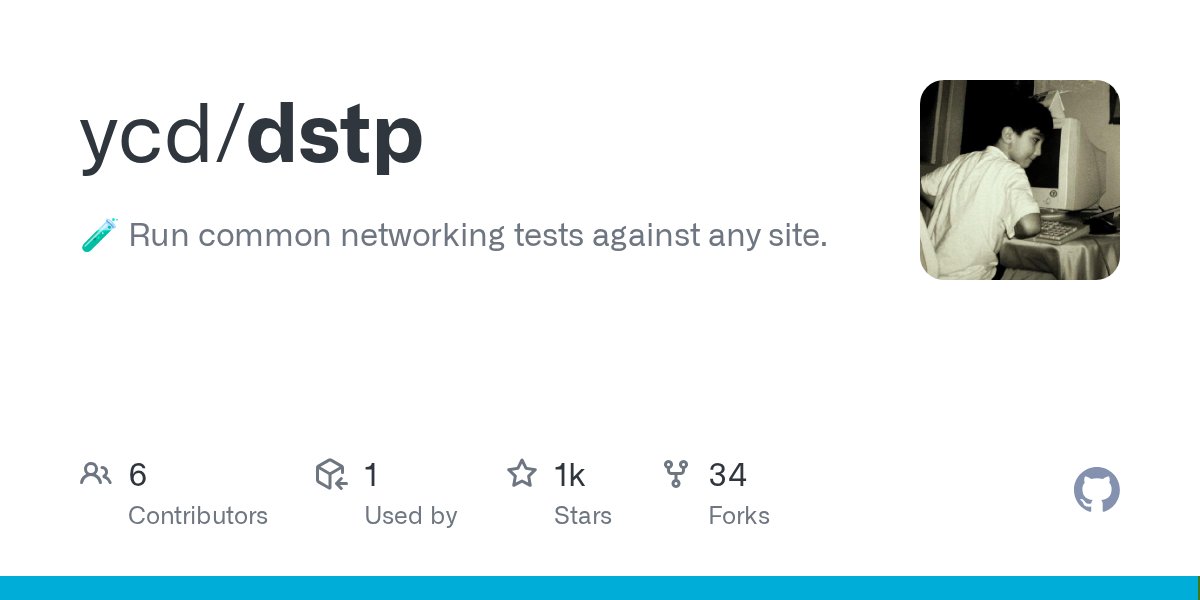 bearstech's tweet card. 🧪 Run common networking tests against any site. Contribute to ycd/dstp development by creating an account on GitHub.