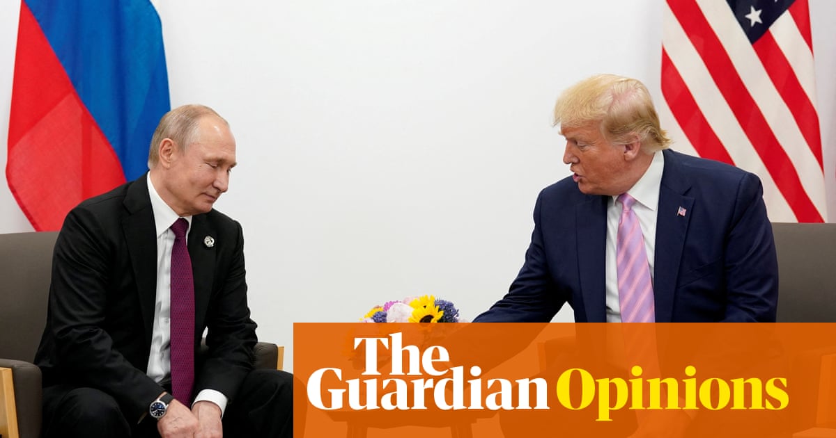 miscenko's tweet card. His capitulation to Putin over Ukraine reveals a pattern. He’s the patsy: giving everything away, getting little in return, says Guardian columnist Jonathan Freedland