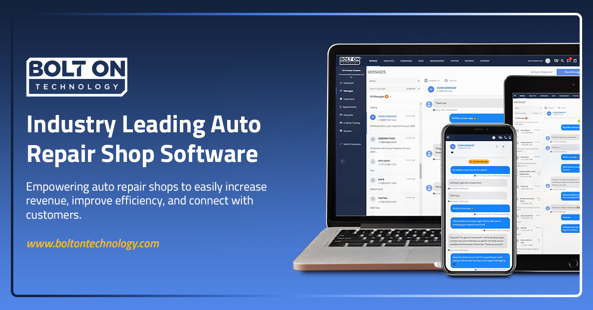 BoltOnTech's tweet card. Schedule a personalized demo of the BOLT ON Technology Shop Success Suite and see how our customers see an average of 39% increase in ARO!