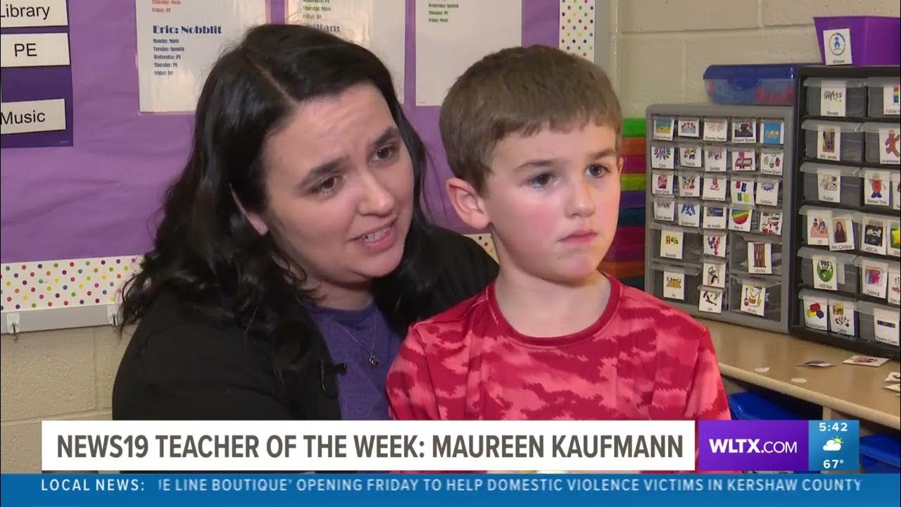 LexRich5Schools's tweet card. Maureen Kaufman is the WLTX News 19 Teacher of the Week!