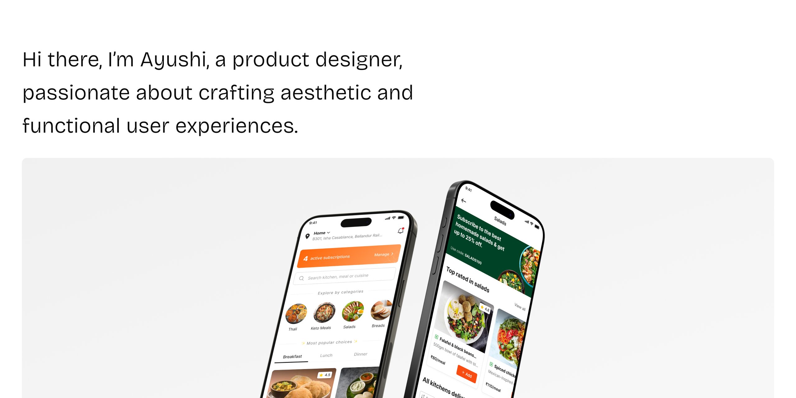 AyushiPrakash03's tweet card. A product designer passionate about designing user-friendly experiences with a strong emphasis on visual storytelling, attention to detail, and precision.