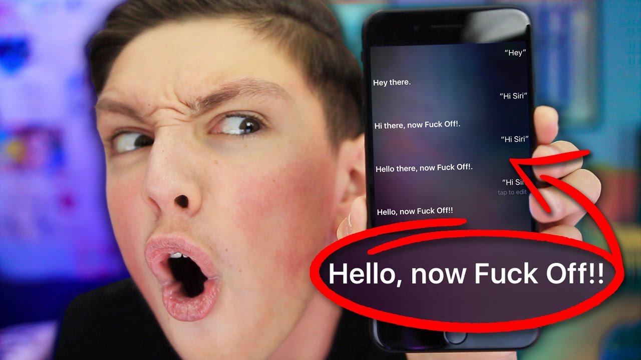 Morgz's tweet card. HIDDEN IPHONE 7 SIRI TRICKS YOU MUST TRY!!!