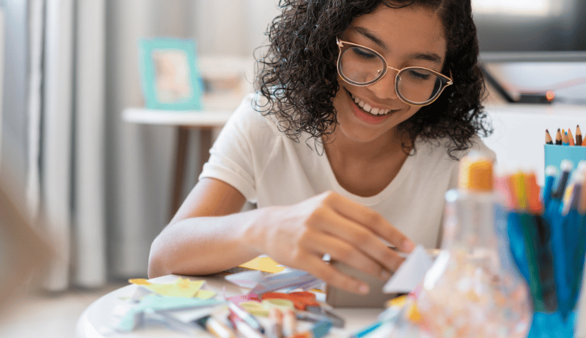 TeachSecondary's tweet card. Take inspiration from art therapy activities and create powerful art lessons that promote wellbeing, with these ideas from Alice Guile...