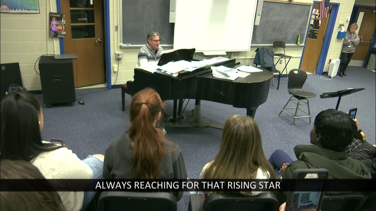 SuperPWCS's tweet card. Dr. Walts sings for Osbourn Park students