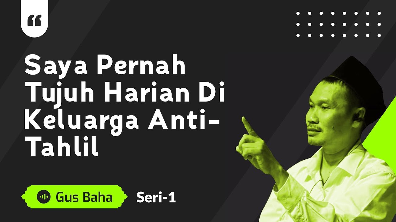 gayengco's tweet card. Gus Baha: "Saya Pernah Tujuh Harian di Keluarga Anti-Tahlilan"