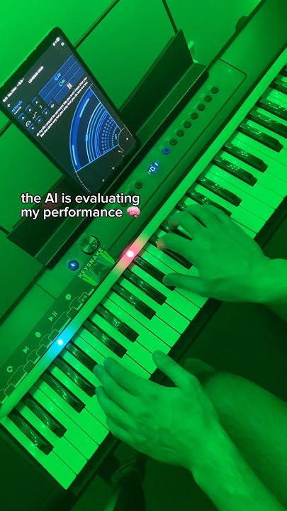 karenevil's tweet card. Learning All My Life with this AI Teacher #piano #pianotutorial...