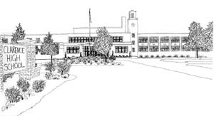 ClarenceHS_PTO's tweet card. Click to see what is happening this week at Clarence High School.