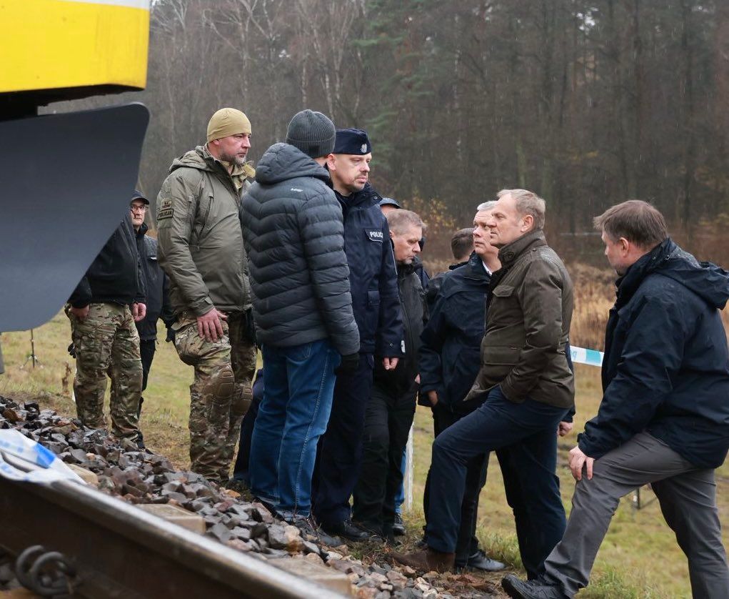 KyivIndependent's tweet card. "We will catch the perpetrators, whoever they are," Polish Prime Minister Donald Tusk said, noting that the route was "crucially important for delivering aid to Ukraine."
