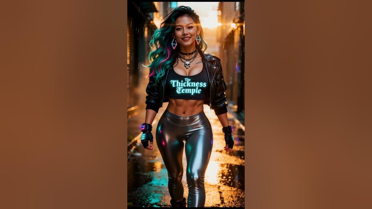 freddymurphy's tweet card. I Wore Shiny Leggings Down a Neon Alleyway for 10 Minutes Here's What...