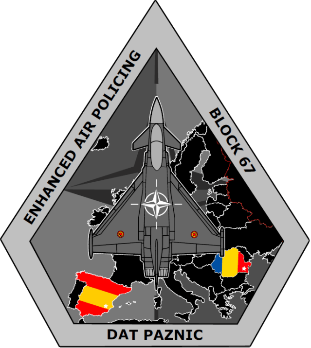 Web_AME's tweet card. destacamento paznic del ejercito del aire en Rumania. policía aérea OTAN flanco este. NATO