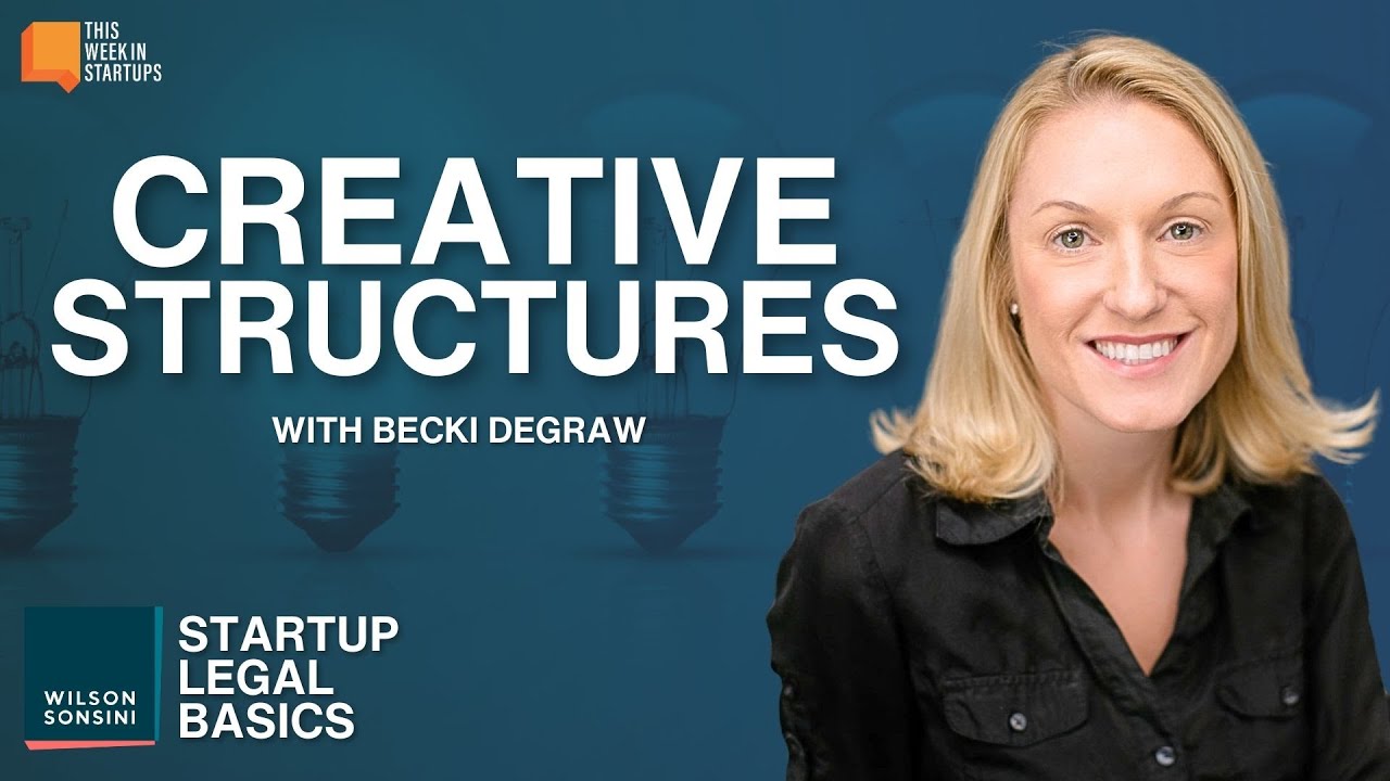 digibution's tweet card. Creative Structures w/ Becki DeGraw | Wilson Sonsini Startup Legal...