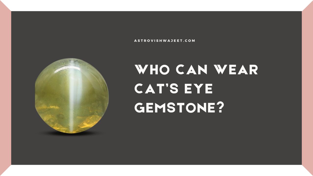 astrovishwajeet's tweet card. Discover who can wear the Cat’s Eye (Lehsunia) gemstone, its astrological benefits, rules for wearing, and who should avoid it.