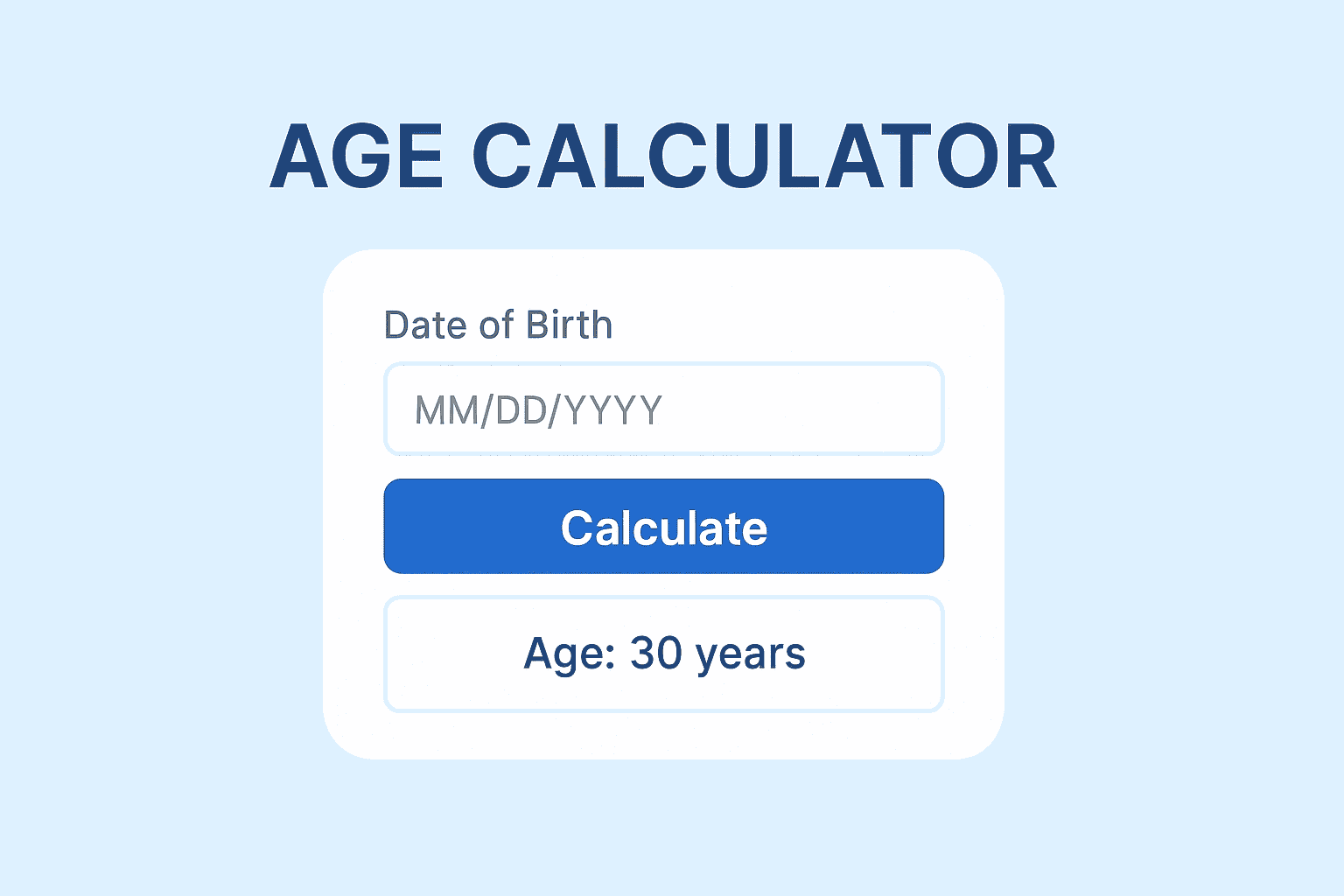 raina42098's tweet card. Calculate your exact age in years, months, days, hours, minutes and seconds with a live counter plus a next-birthday countdown.