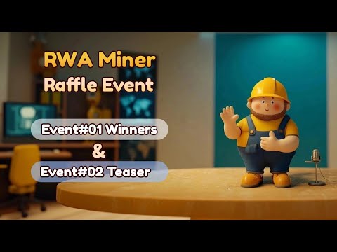goldstation_io's tweet card. RWA Miner Raffle Event Winners