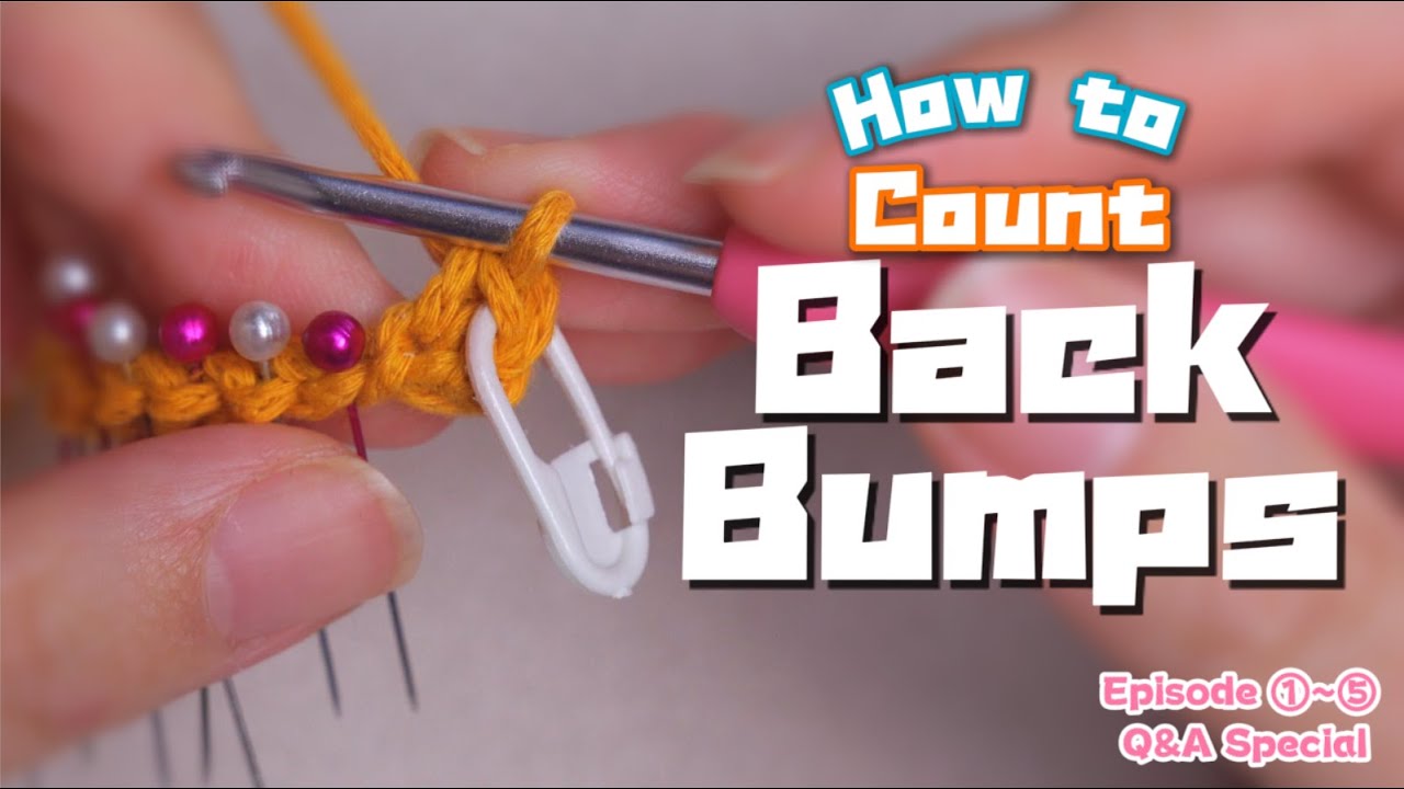 LoloLandCrochet's tweet card. Crochet Basics Q&A Special: How to Count Back Bumps After 5 Episode...