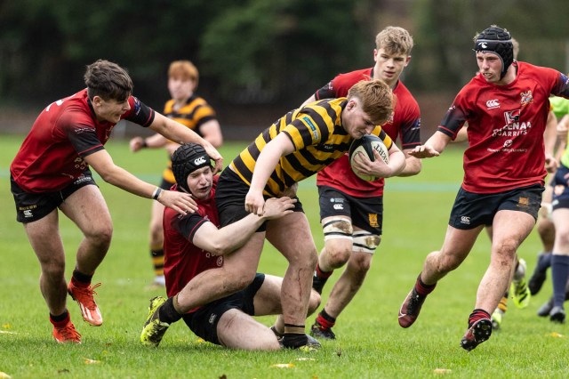 FrontRowUnion's tweet card. On Saturday Morning Royal Belfast Academical Institution hosted Rainey Endowed in a Schools Friendly at Osborne. Inst showed several changes from the side fielded last week. Ross Dillon had a brace…