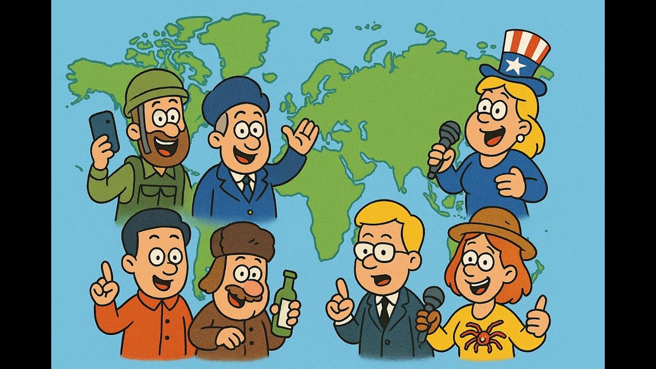 cackokonopiski's tweet card. YouTube but with Countries – The Craziest Crossover Ever! Part 2