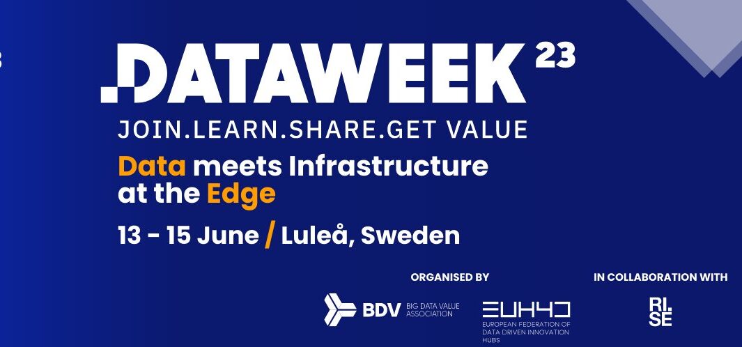 SynergyH2020's tweet card. BDVA Data Week 2023: Exploiting the opportunities of Energy Data Platforms