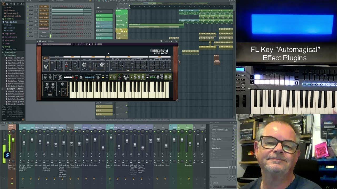 rd3d's tweet card. The "Auto-Magical" control of effects plugins in FL Studio